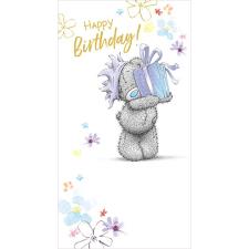 Tatty Teddy Holding Birthday Present Me to You Bear Birthday Card Image Preview